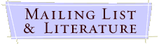 Mailing List & Catalogues